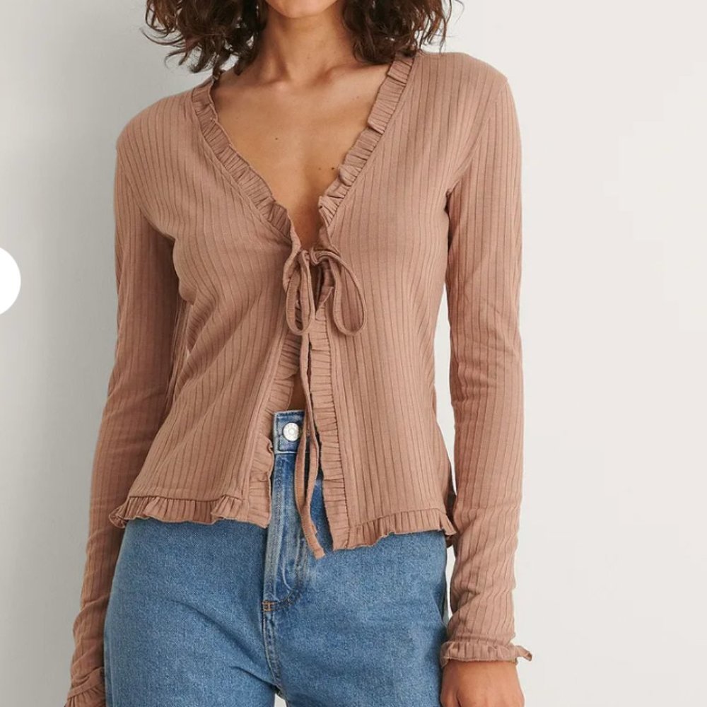 Recycled Front Tied Top  - Na-KD